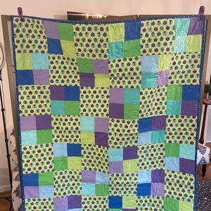 Beetle Bonanza! Colorful Patchwork Quilt